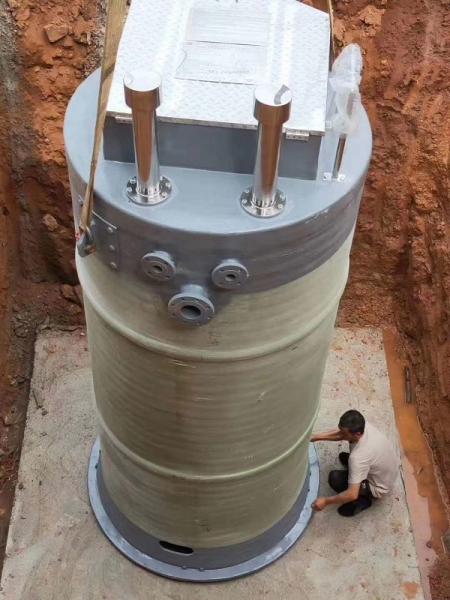 怒江州峨眉山一体化提升泵安装