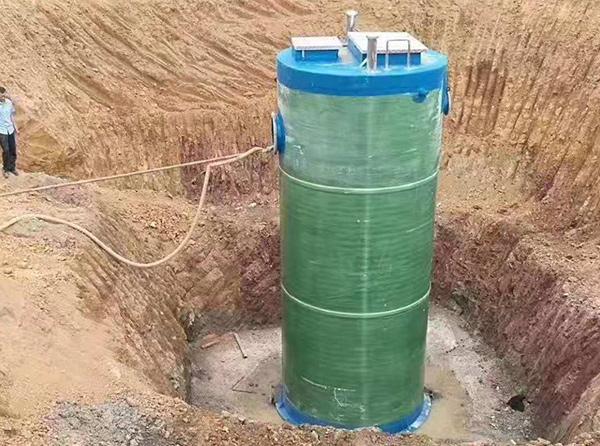 怒江州一体化提升泵安装展示